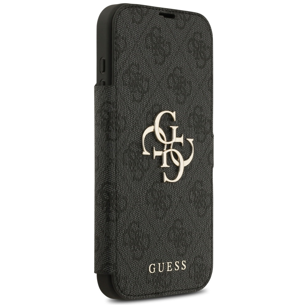Case for Apple iPhone 17 Pro Max, Guess, 4G Metal Logo, Black