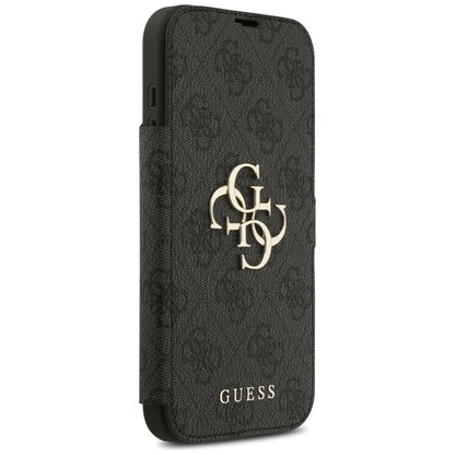 Case for Apple iPhone 17 Pro Max, Guess, 4G Metal Logo, Black