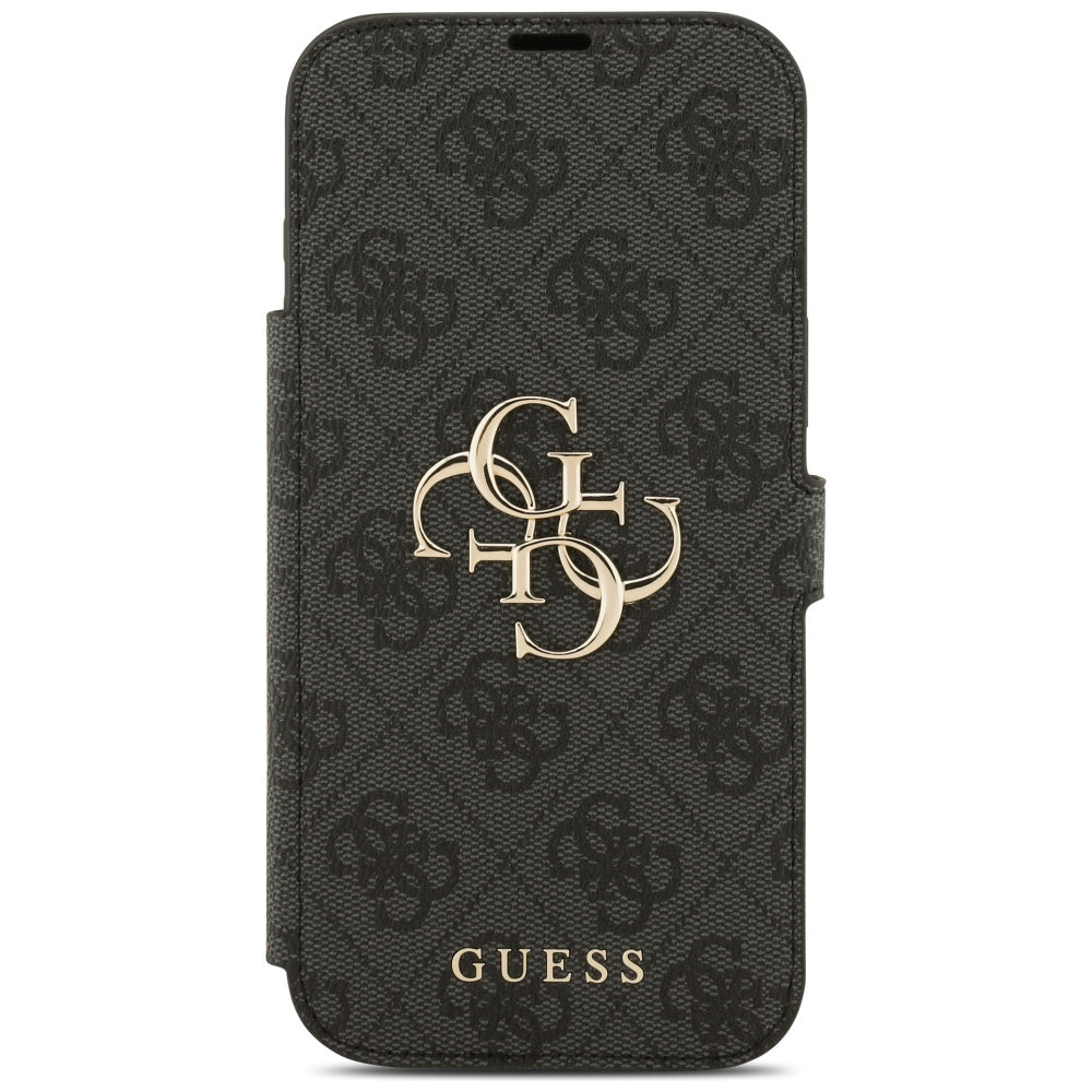 Case for Apple iPhone 17 Pro Max, Guess, 4G Metal Logo, Black