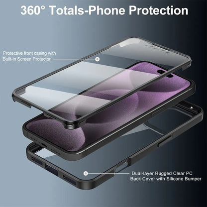 Case for Apple iPhone 17 Pro, Techsuit, ColorVerse 360, Black