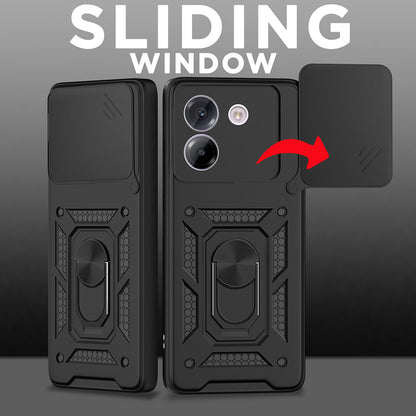 Case for Honor 400 Smart 4G / X7d 4G / 400 Smart 5G, Techsuit, CamShield, Green