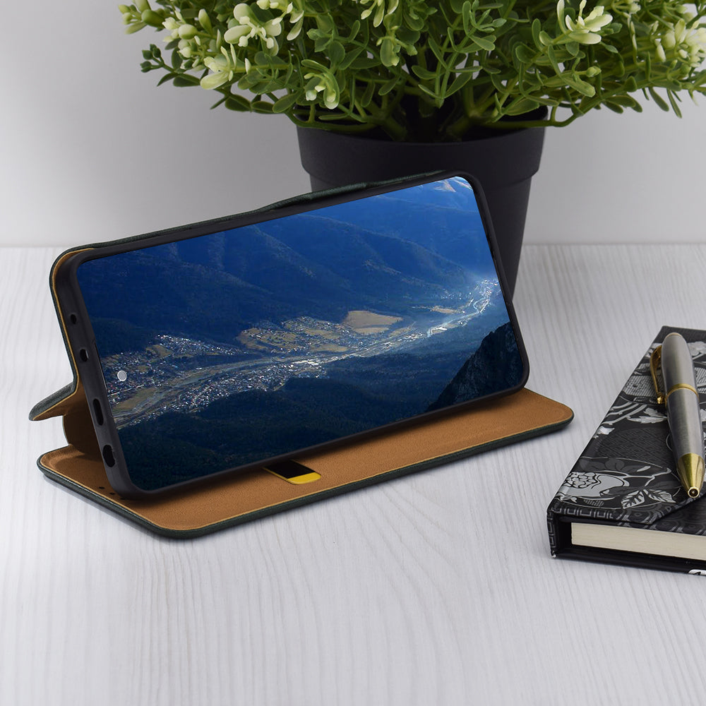 Case for Motorola Moto G85, Techsuit, Safe Wallet Plus, Green