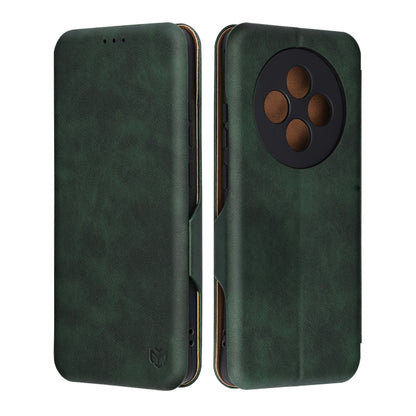 Case for Oppo Reno12 FS 5G / Reno12 FS 4G / Reno12 F 4G / Reno12 F, Techsuit, Safe Wallet Plus, Green