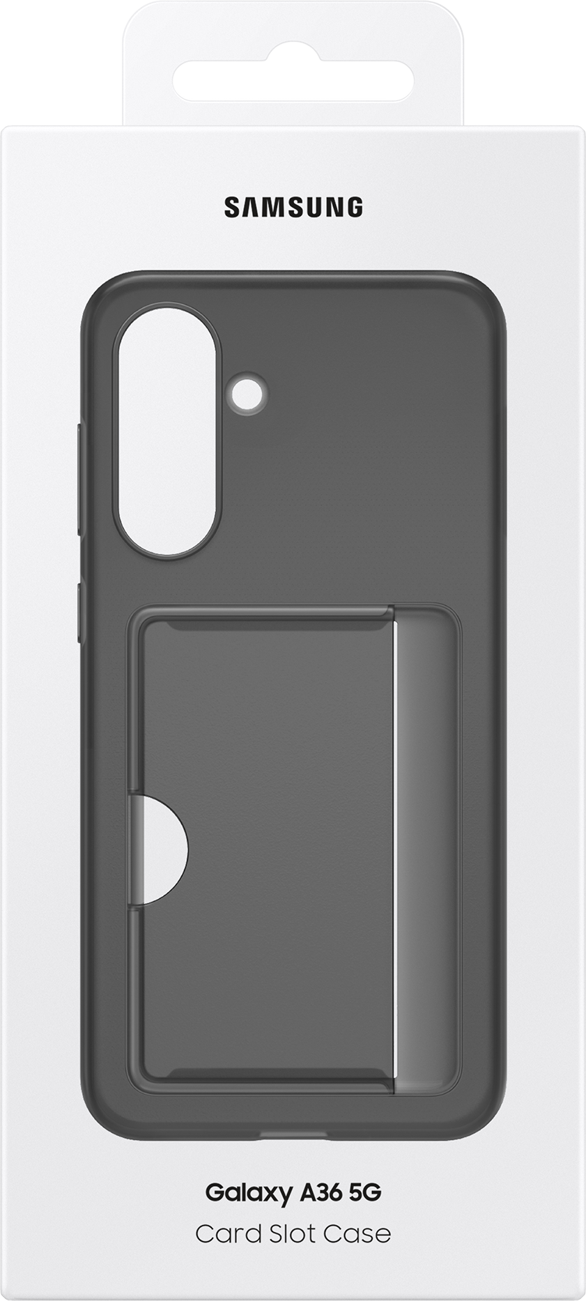 Case for Samsung Galaxy A36 A366, Card Slot Case, Black EF-OA366TBEGWW