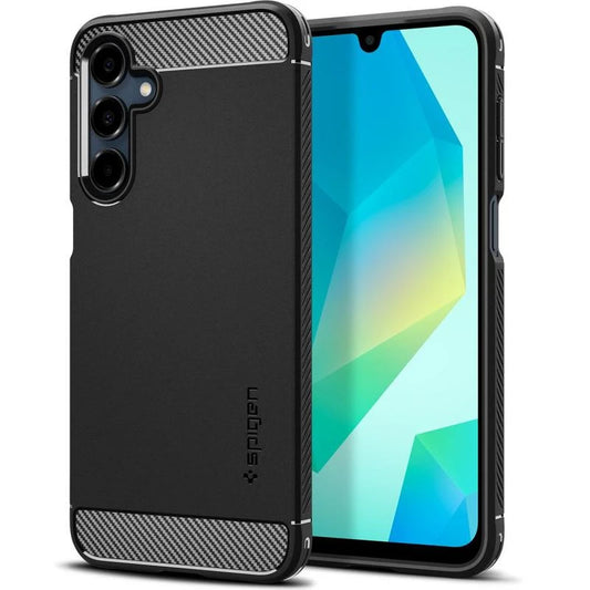 "Samsung Galaxy A16 5G A166 / A16 4G A165" dėklas, "Spigen", "Rugged Armour", juodas ACS08891 