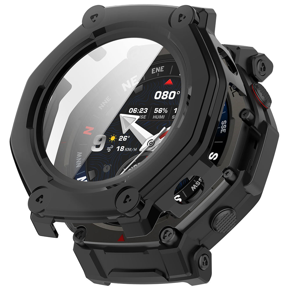 Techsuit Defense360 Pro Case for Amazfit T-Rex 3 Pro, Black