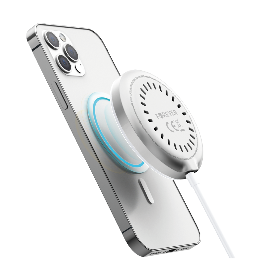 Forever MAWC-300, 15W, 1.67A, Silver, Forever Wireless Network Charger 