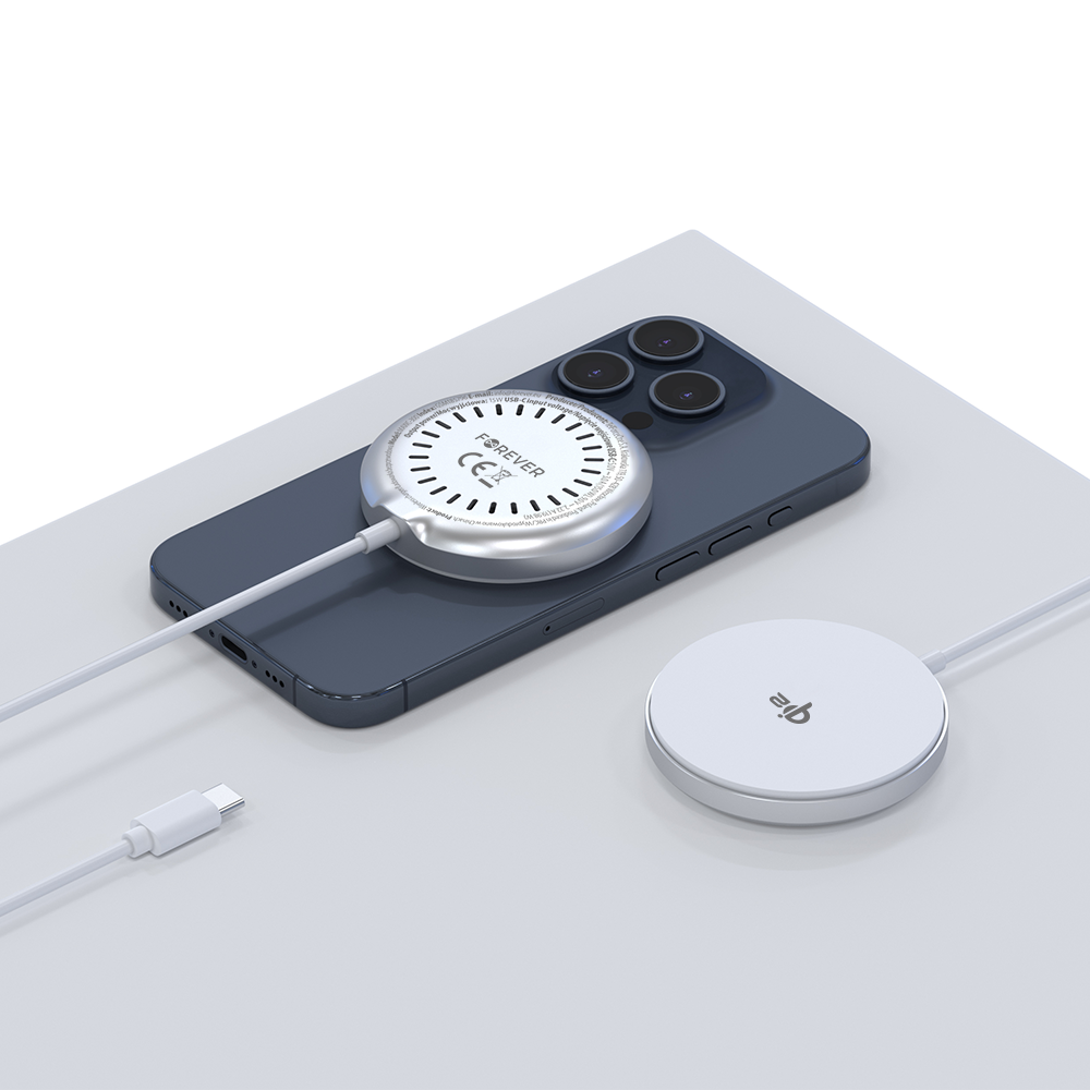Forever MAWC-300, 15W, 1.67A, Silver, Forever Wireless Network Charger 