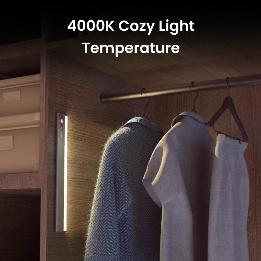 Dulap Yeelight A30, 5W, 4000K, Sensor, 30cm, Grey YLYYD-0014 