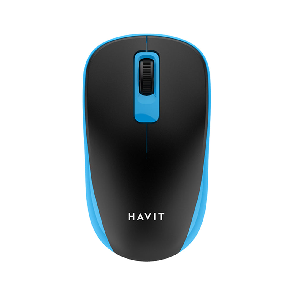 HAVIT MS626GT Wireless Mouse, 1200DPI, Black Blue
