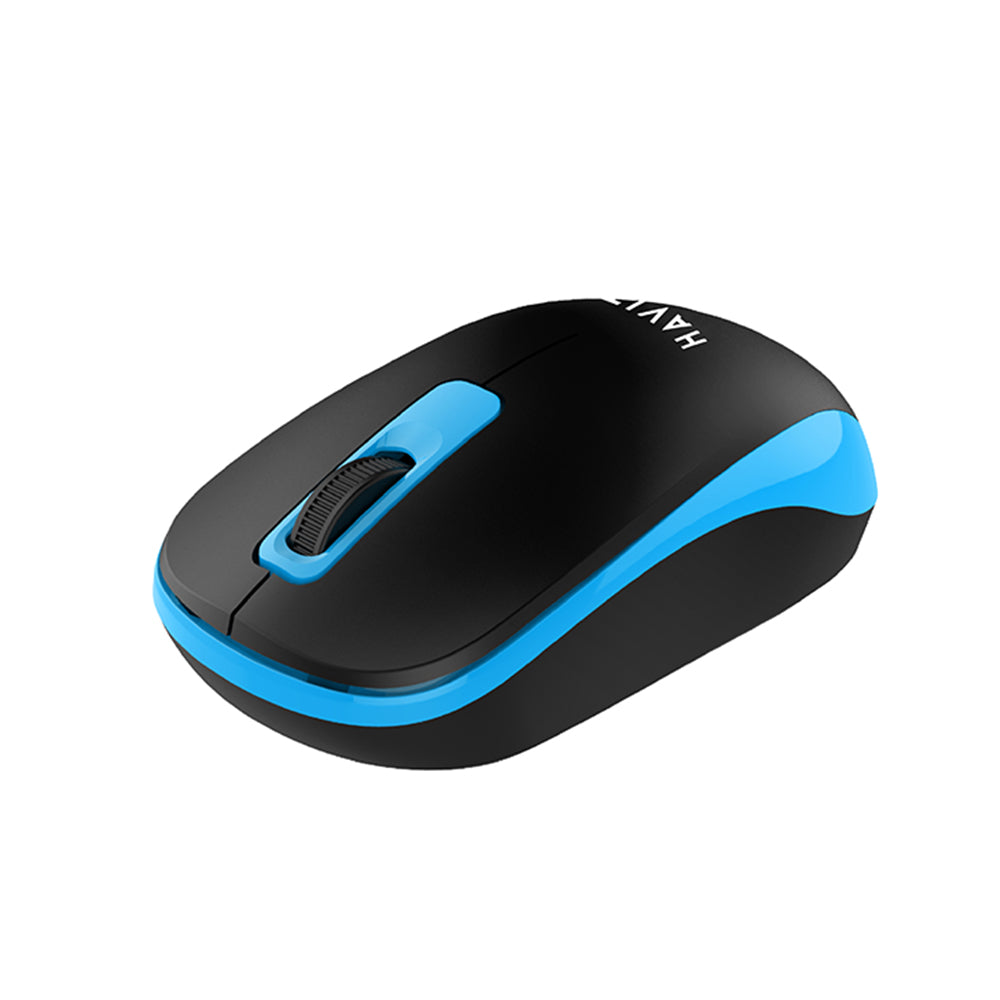 HAVIT MS626GT Wireless Mouse, 1200DPI, Black Blue