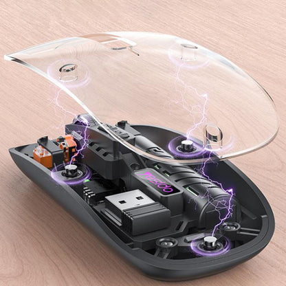 Yesido KB29 Wireless Mouse, 800DPI - 1600DPI, BT / Wi-Fi, Black