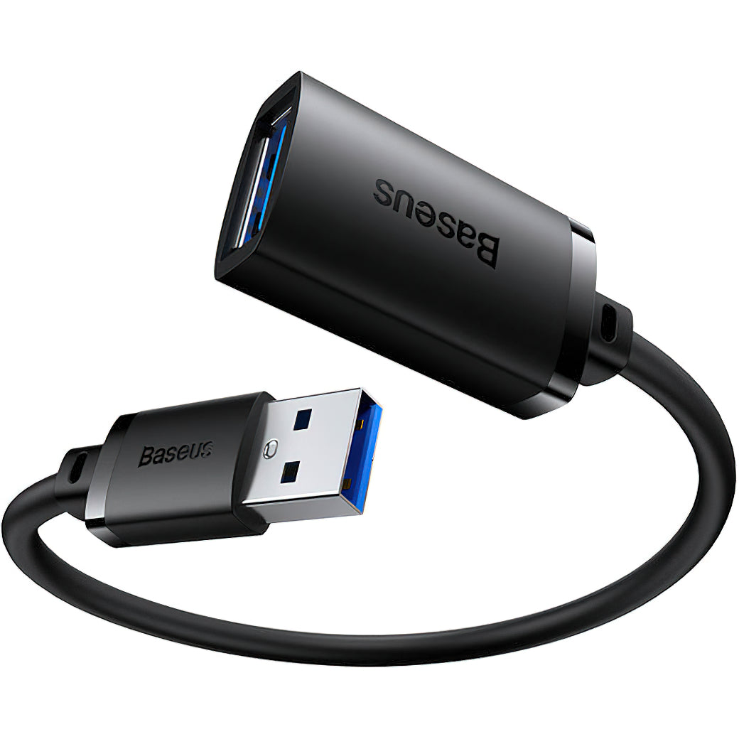 Baseus AirJoy Series USB 3.0 Extension, 0.5m, Black B00631103111-01