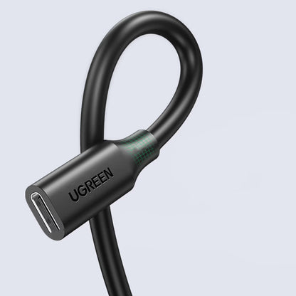 UGREEN US353 USB-C Extension Cable, 1m, Black