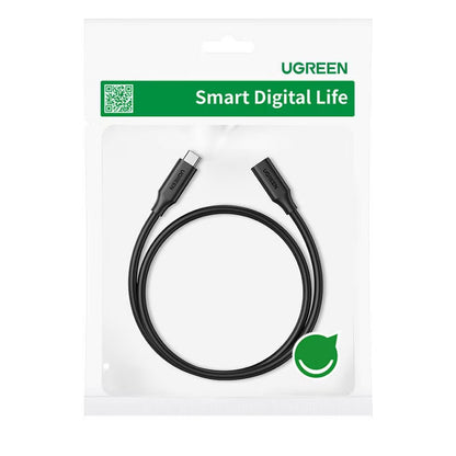 UGREEN US353 USB-C Extension Cable, 1m, Black