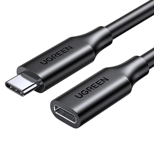 UGREEN US353 USB-C Extension Cable, 1m, Black