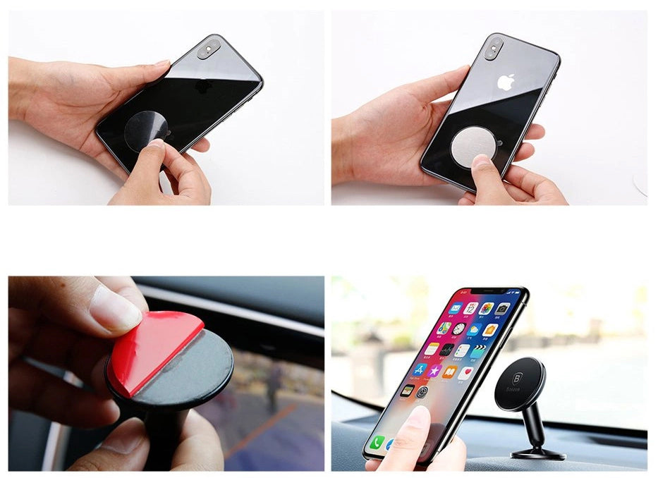 Baseus Magnetic Car Holder, Universal, Black SUYZD-01