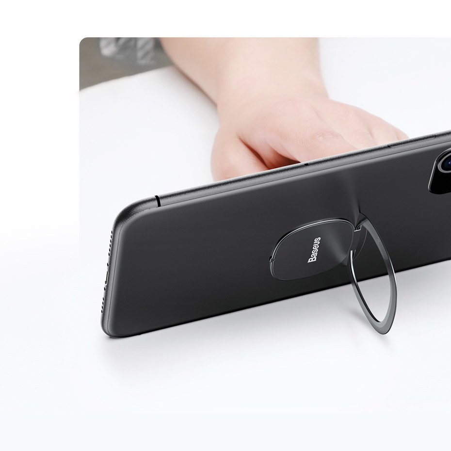 Baseus Ultrathin Ring Holder, Universal, Grey SUYB-0A 
