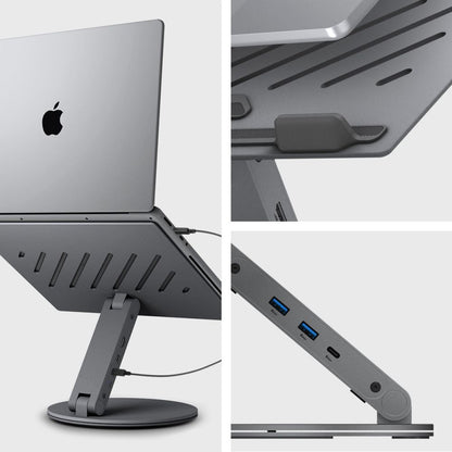 Spigen LD204H Laptop Stand, Silver