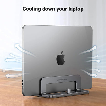 UGREEN LP258 Vertical Stand for Laptop with thickness 12mm - 26mm, Silver