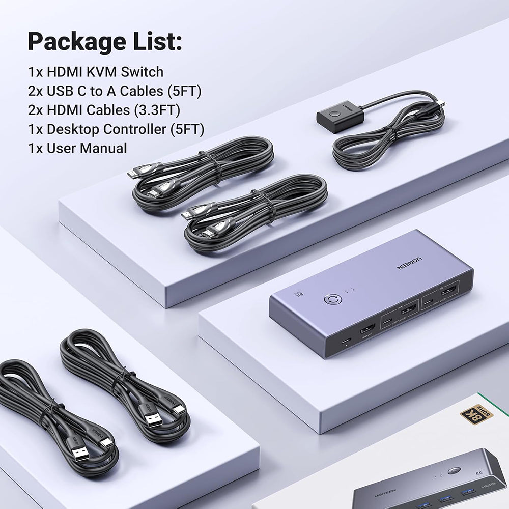 UGREEN CM692 Gray Video Switch