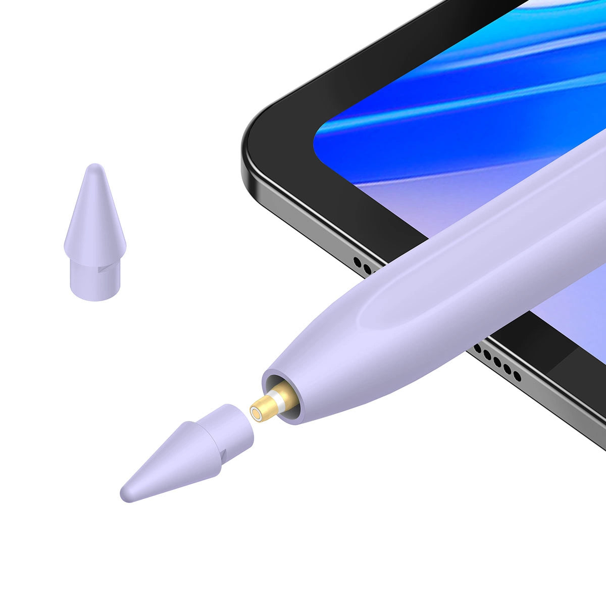 Touch Pen Baseus Smooth Writing 2 Series for Apple iPad, Active Wireless Version, Purple SXBC060105