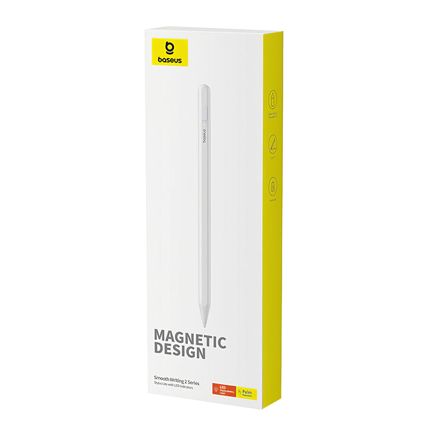 Touch Pen Baseus Smooth Writing 2 Magnetic Series for Apple iPad, Active Version, White P8001580222213-02 